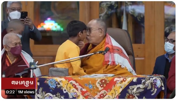 Dalai Lama Apologies After Video Of Him Kissing Minor Boy On Lips Goes Viral