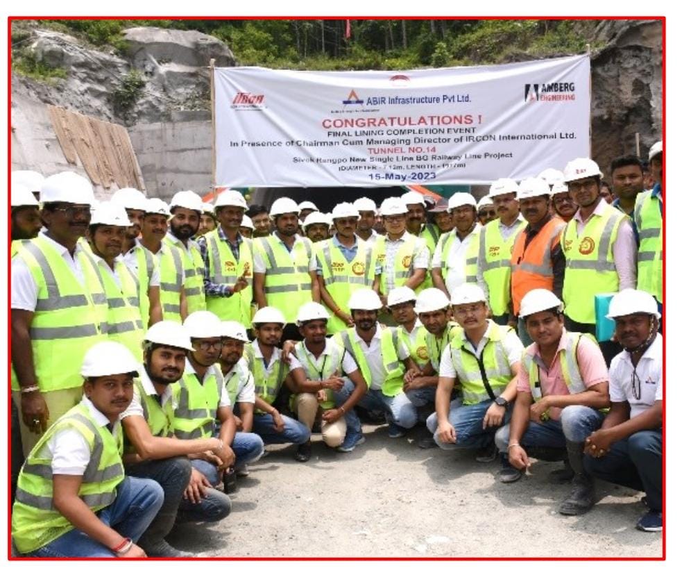 Sikkim Railway Major Milestone Achieved At State Side Station In Khanikhola (Rangpo)