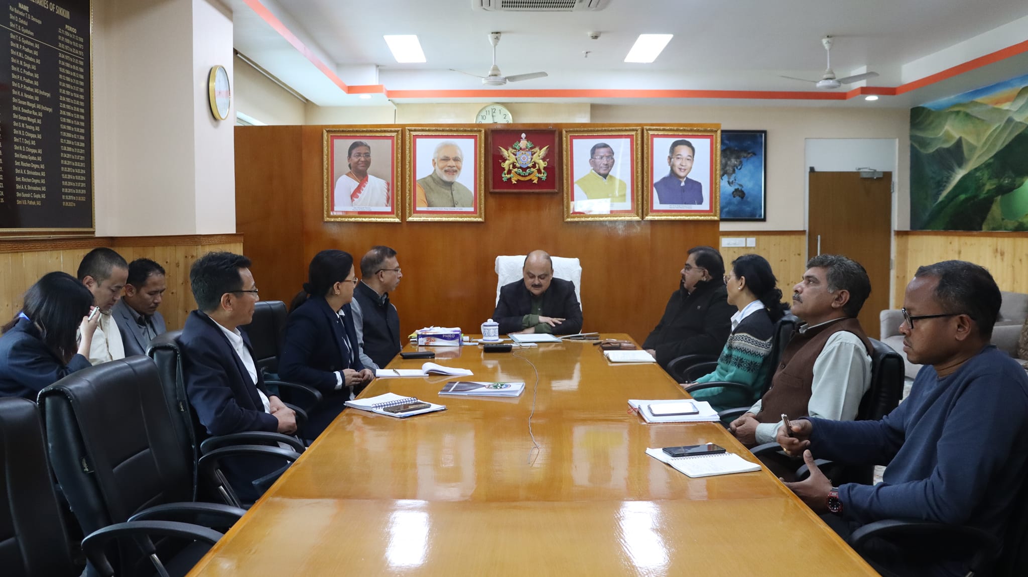 Sikkim Meets On Safety, Security and Well Being Of Students In Manipur