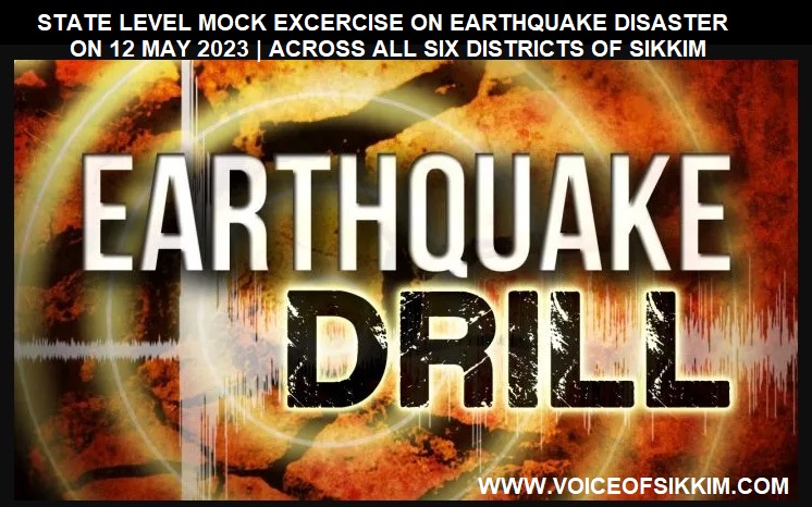 State Level Mock Exercise On Earthquake Disaster On 12 May 2023