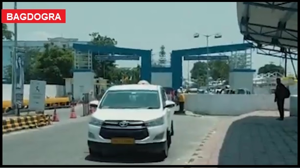 Sikkim Passenger Vehicles Prohibited Entry Inside Bagdogra Airport