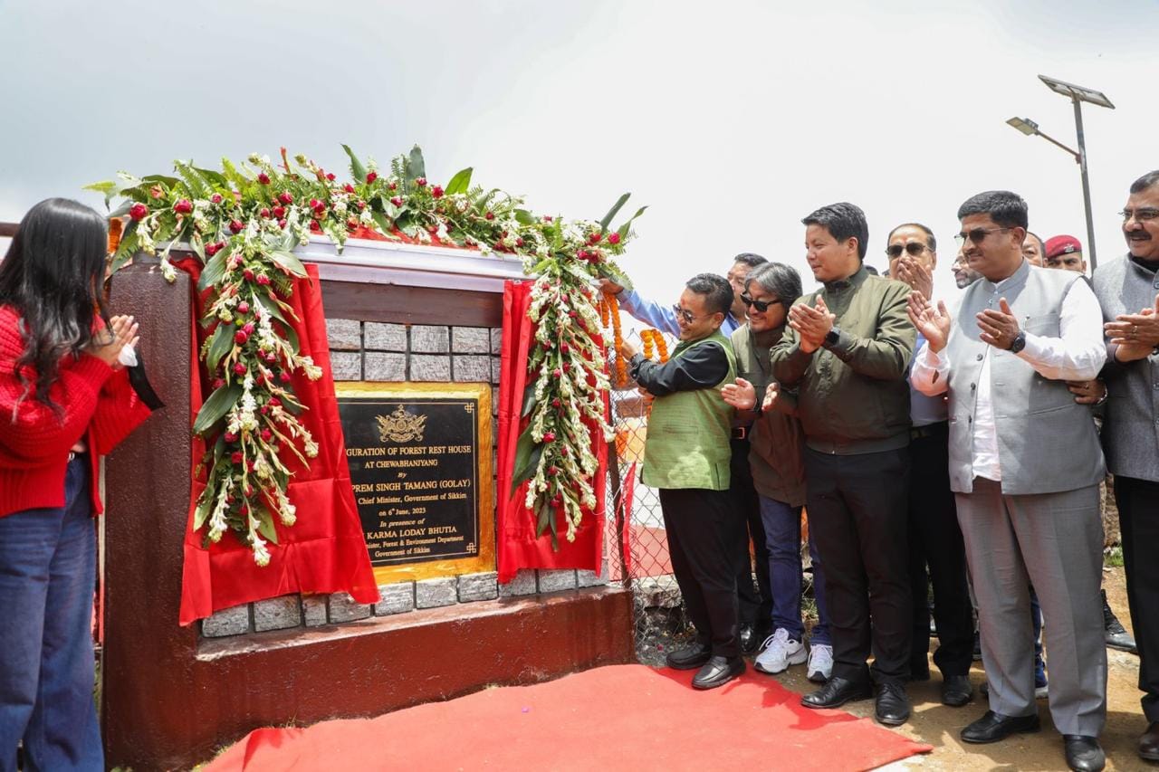 CM inaugurates Forest Rest House at Chewabhanjyang