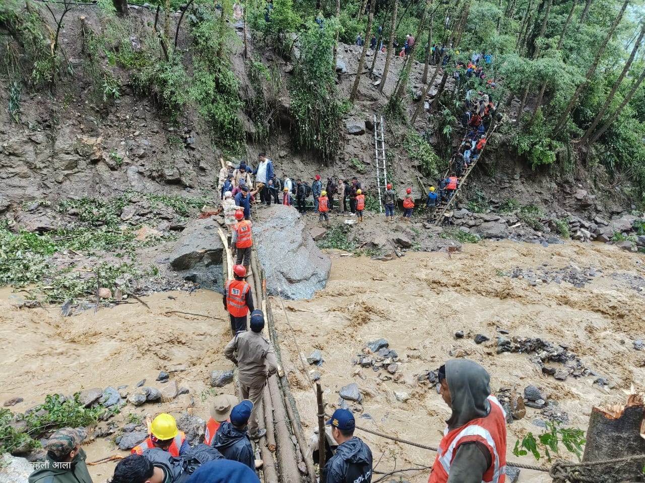 Collective helping hand pressed for rescuing more than 2000 tourists in Sikkim