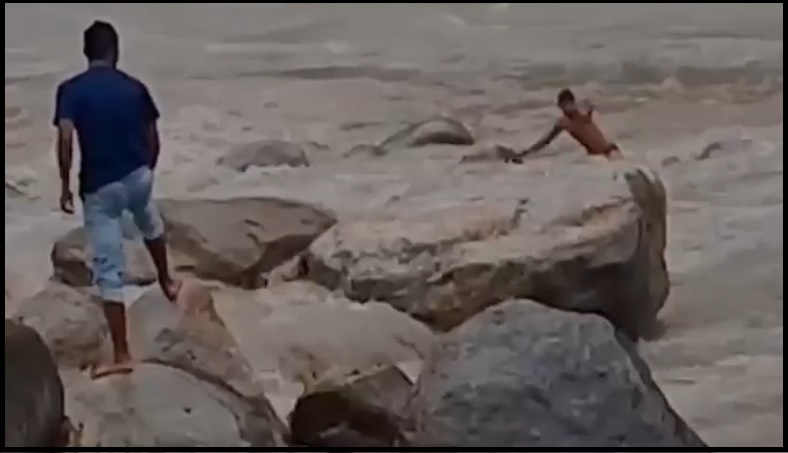 Courageous Sikkim Police Team Saves Life in Raging River