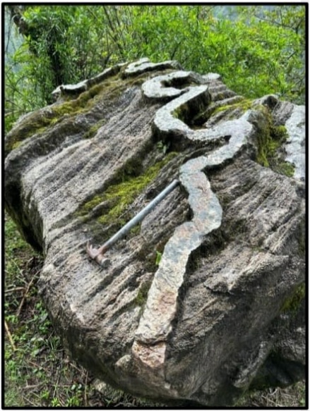 Mysterious Looking Rock Tells The Story Of Himalayan