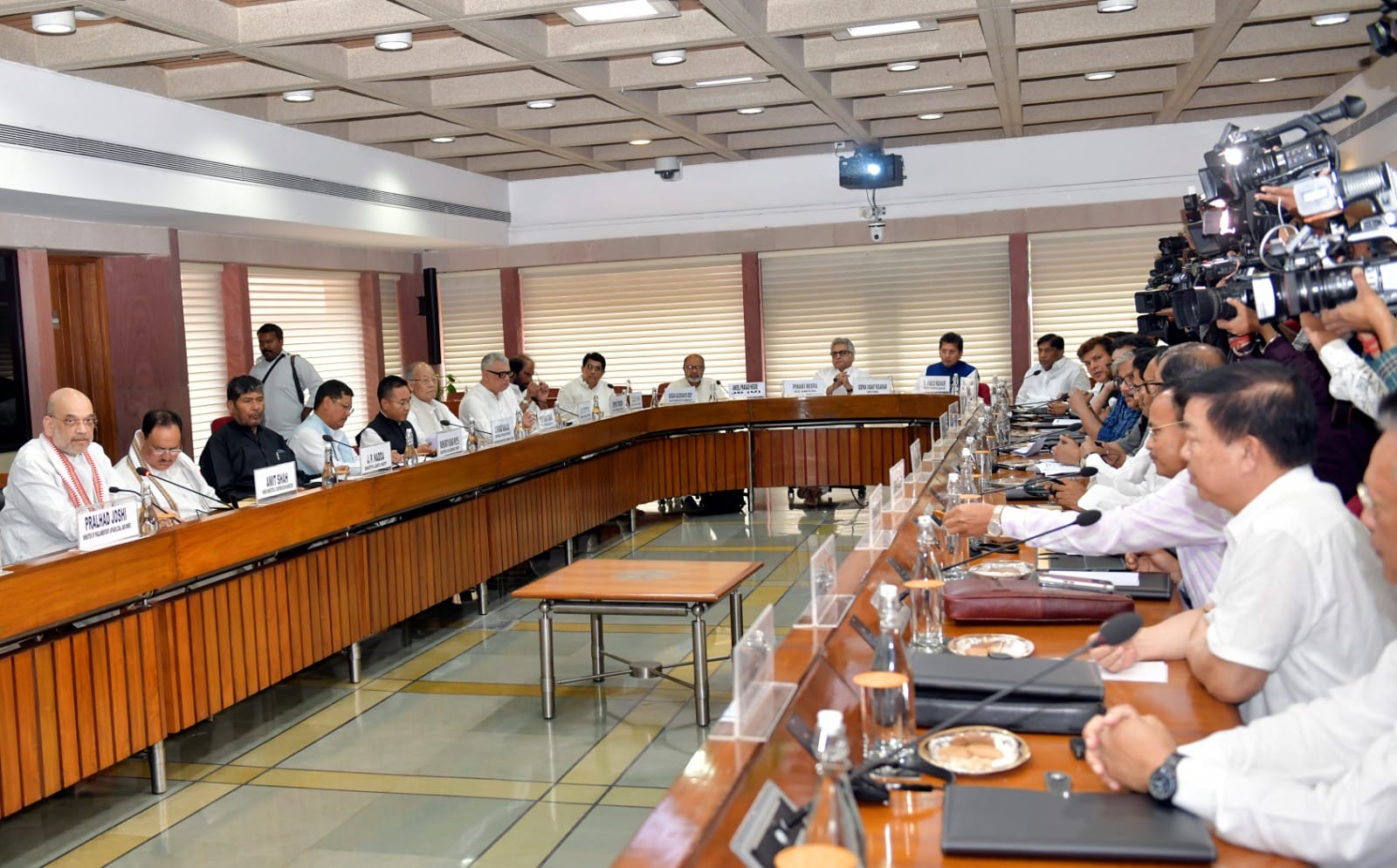 CM attends All-Party-Meet on Situation in Manipur convened by Union Home Minister