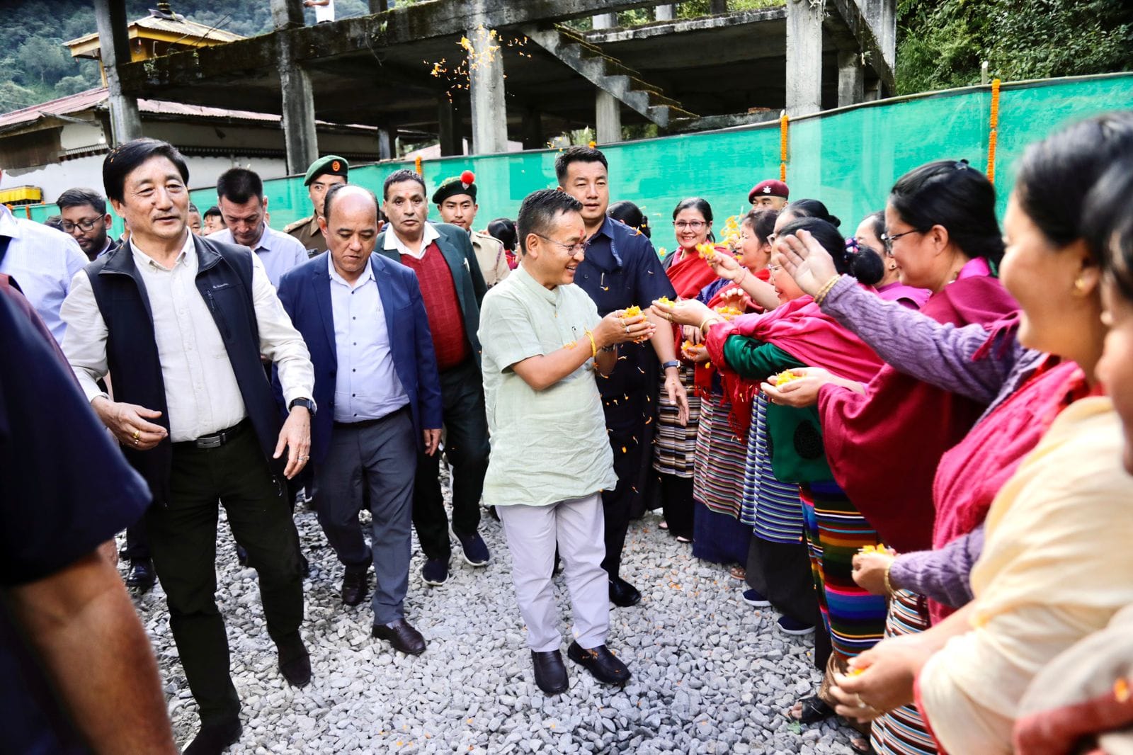 Day 1 : Janta Bhet Karyakram Commenced at Chungthang, Mangan District