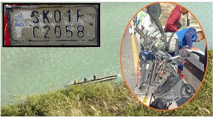 Sikkim Number Bike Accident In Sindhuli, 1 Injured