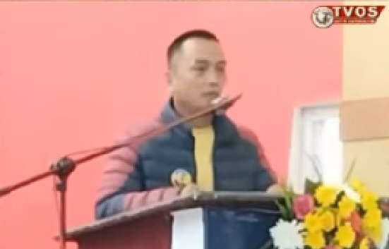Youth takes jibe on SDF joining program shouts 'Jai SKM'
