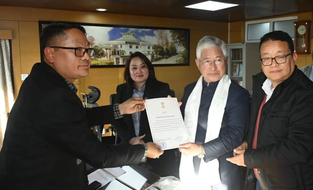 DT Lepcha Becomes Uncontested Lone BJP MP Rajya Sabha For Sikkim State