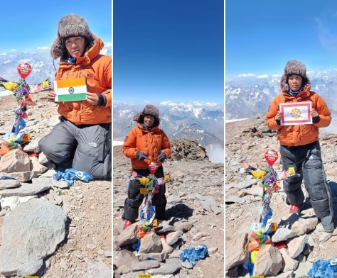 Sikkimese Woman Manita Pradhan Conquers Mount Aconcagua in Andes range, South America