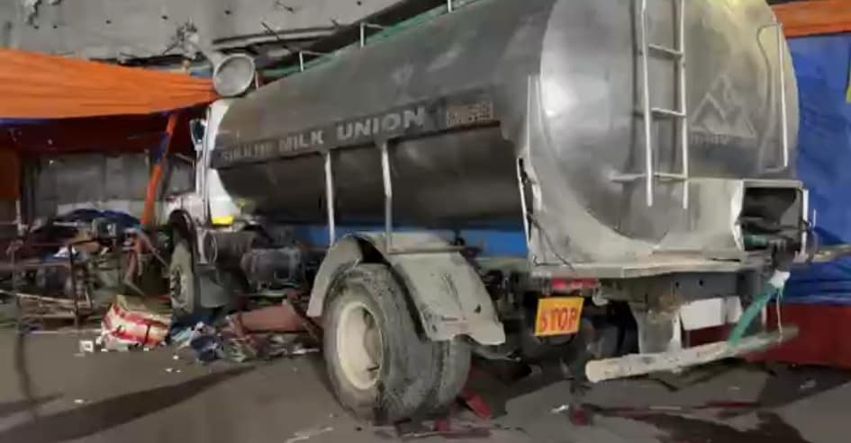 Milk Tanker Rammed In Mela at Ranipul Leaves 1 Dead, Many Injured
