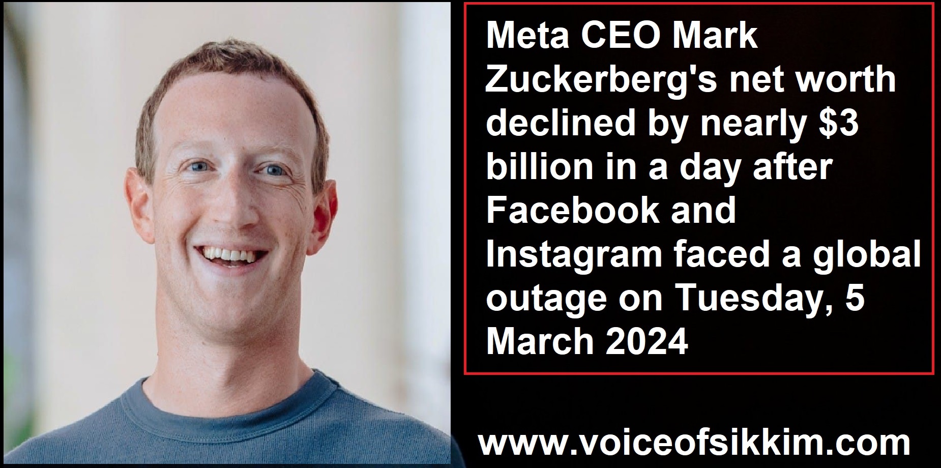 Meta Reportedly Witnessed Staggering $3 Bn Decline In Net Following Outage On Tuesday Evening