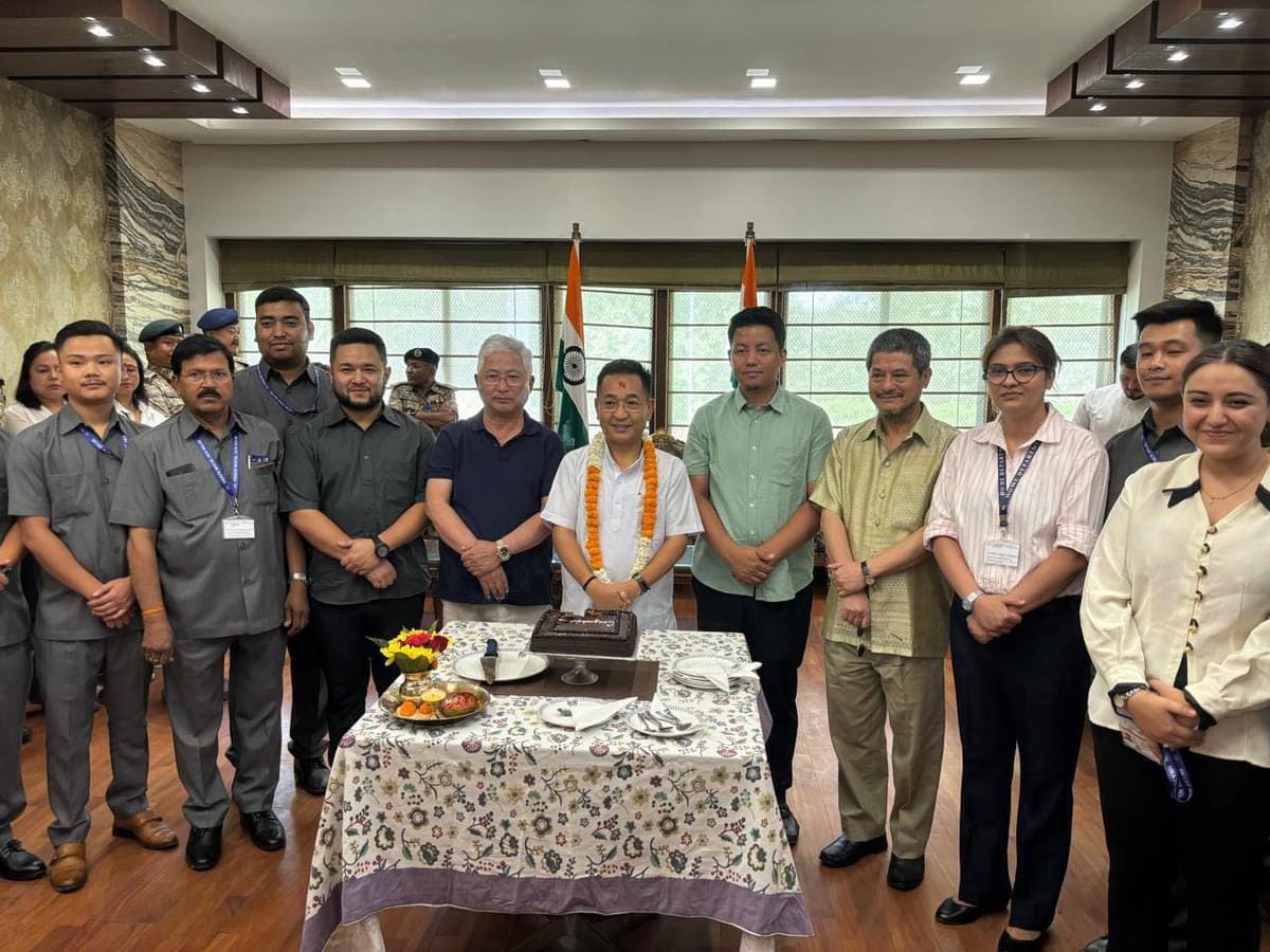 Warm Reception for Chief Minister Prem Singh Tamang at Sikkim House in New Delhi