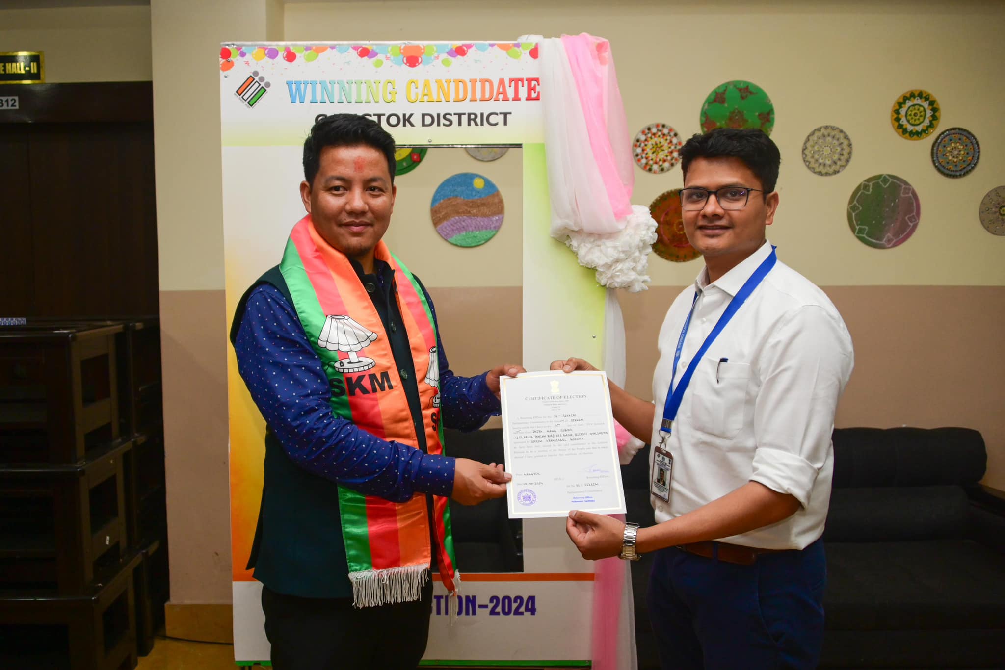 Dr. Indra Hang Subba wins lone Sikkim Lok Sabha seat with big margin
