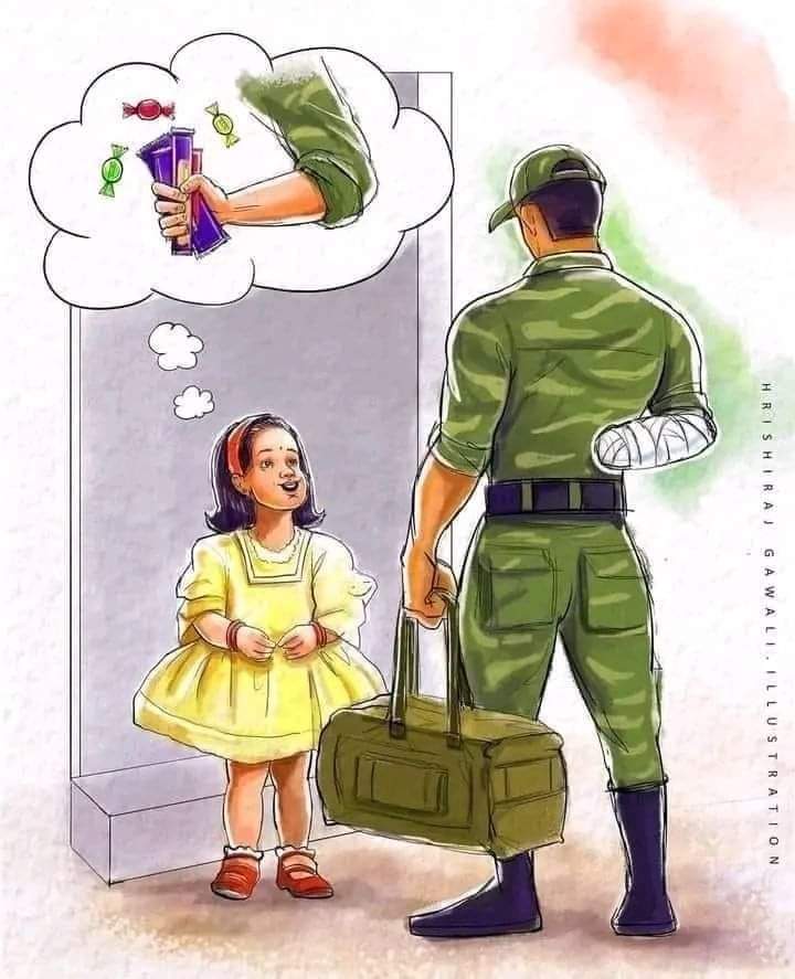 Touching: Soldier Father's Diwali Gift To Daughter