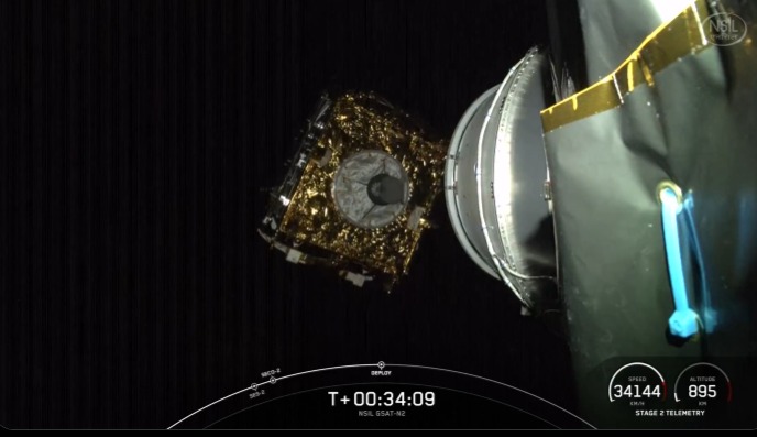 India’s Advanced GSAT-20 Satellite Launched Aboard SpaceX’s Falcon 9 Rocket