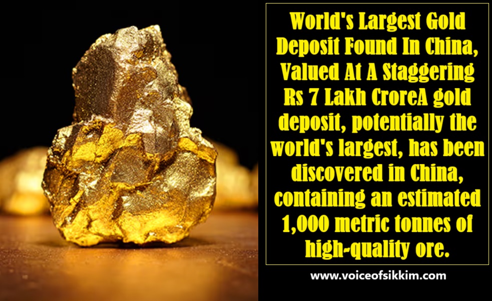 China Discovers World’s Largest Gold Deposit, Valued at Rs 7 Lakh Crore