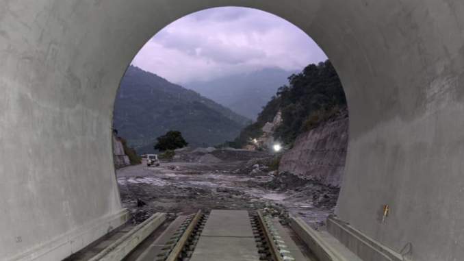 IRCON Achieves Key Milestone with Completion of Ballastless Track Installation in Sikkim’s Tunnel
