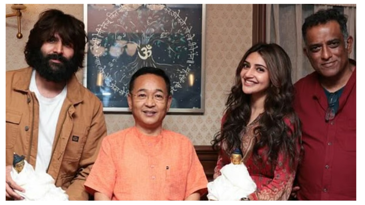 Kartik Aaryan, Sreeleela, and Anurag Basu Receive Warm Welcome from Sikkim CM During Film Shoot