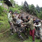 Three Killed, Several Injured as Landslide Hits Army Camp in Chaten, Lachen