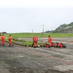 First Batch Of Tourists Rescued From North Sikkim By IAF Chopper At Pakyong Airport