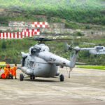 First Batch Of Tourists Rescued From North Sikkim By IAF Chopper At Pakyong Airport