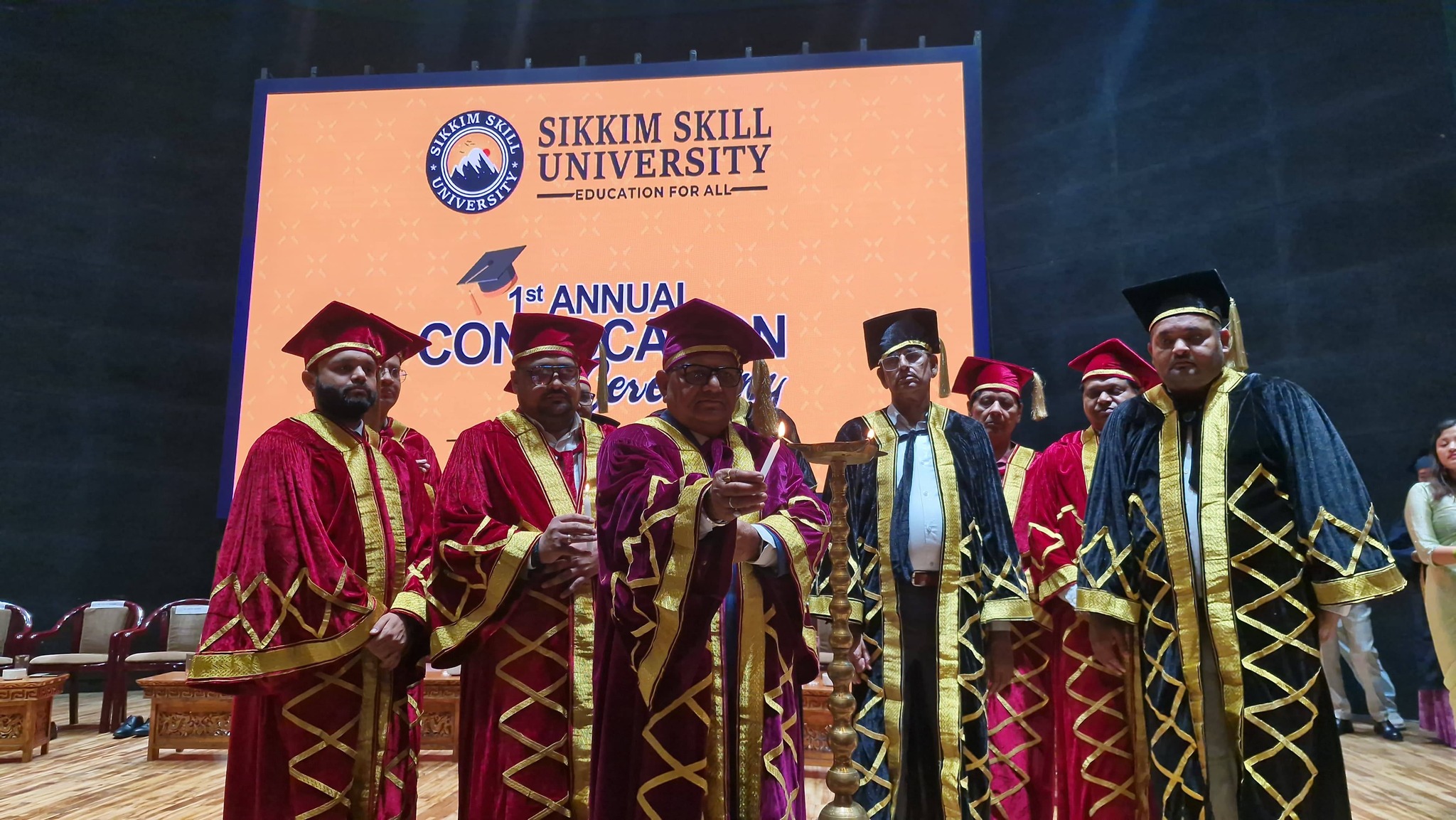 Sikkim Skill University Holds First Convocation Ceremony in Namchi, 153 Students Receive Degrees