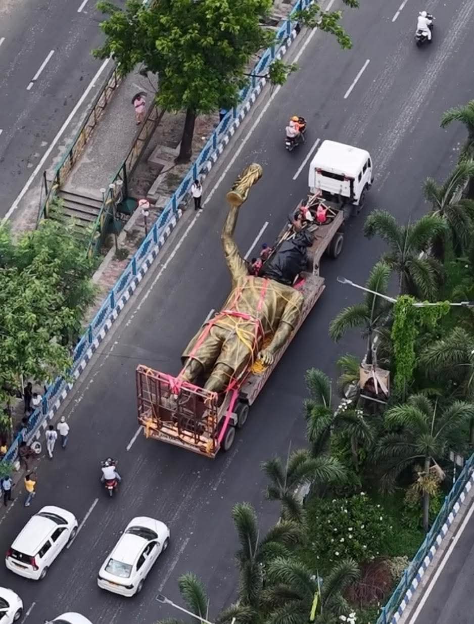 Kolkata's 70-Foot Lionel Messi Statue Removed Over Safety Concerns