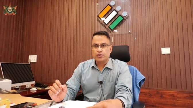 Chief Electoral Officer Sikkim SIR Phase III Media Report showing district-wise electoral enumeration data for 2026