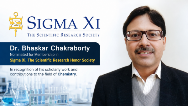 Sikkim Professor Dr. Bhaskar Chakraborty Nominated for Sigma Xi Membership Sikkim Professor Dr. Bhaskar Chakraborty Nominated for Sigma Xi Membership