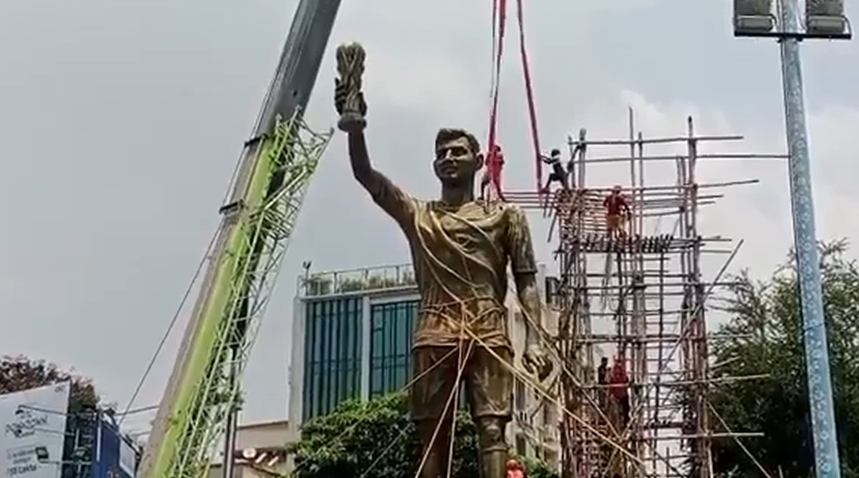 Statue Of Football Icon Lionel Messi To Be Taken Down
