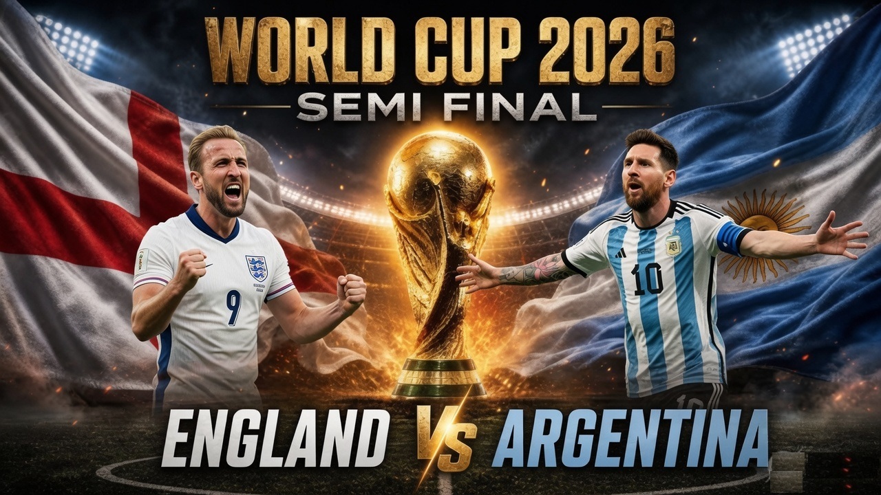 England vs Argentina FIFA World Cup 2026 semifinal at Atlanta Stadium