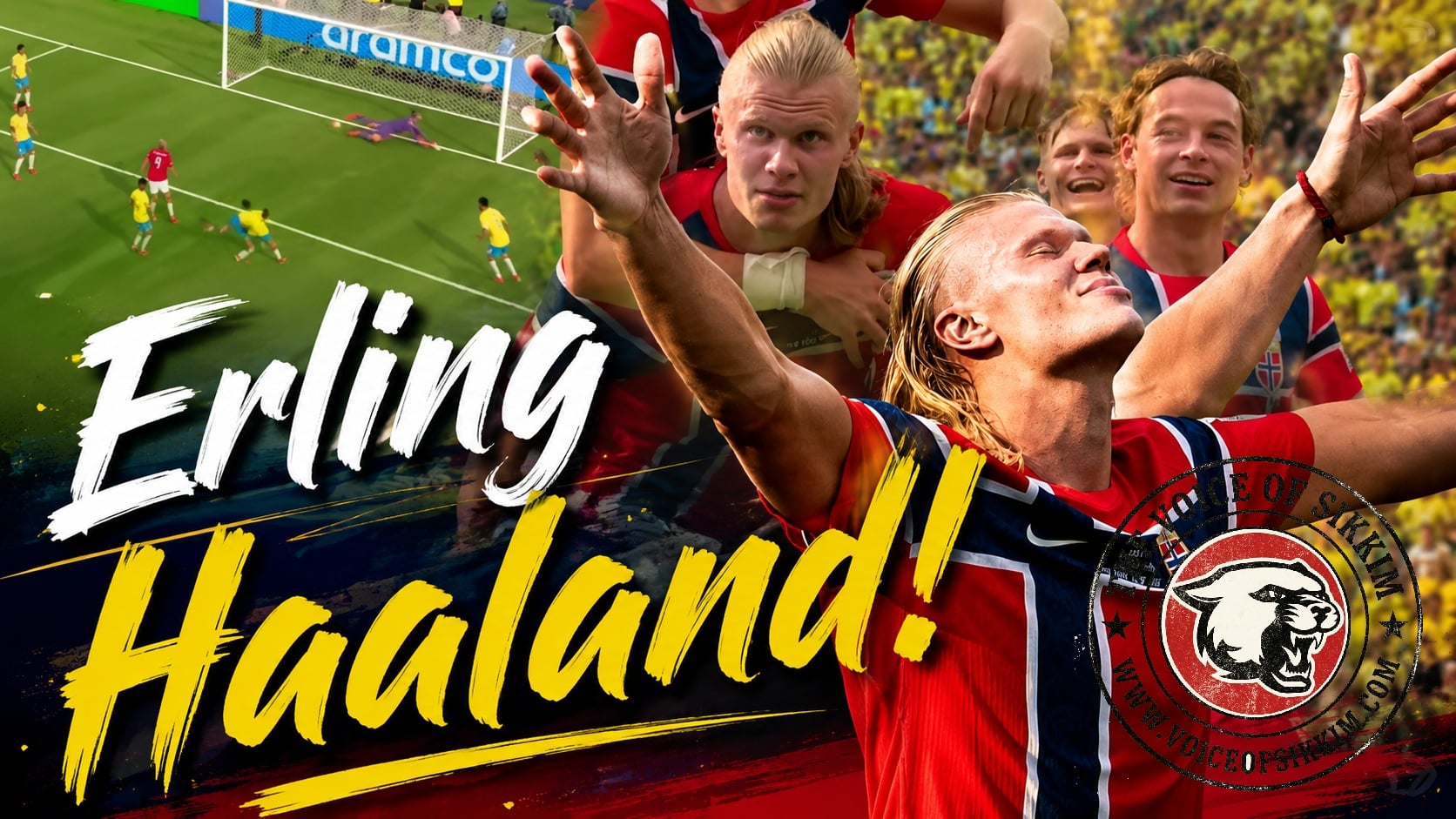 Erling Haaland's two late goals sent Norway into their first-ever World Cup quarterfinal and eliminated five-time champions Brazil.