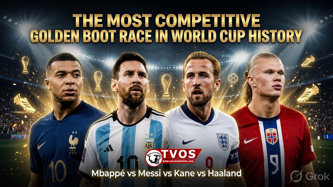 World Cup 2026 Golden Boot race with Mbappé, Messi, Haaland and Kane in contention