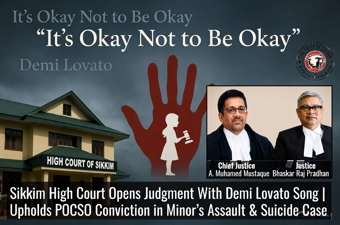 Sikkim High Court Gangtok building where Division Bench cited Demi Lovato song in POCSO judgment