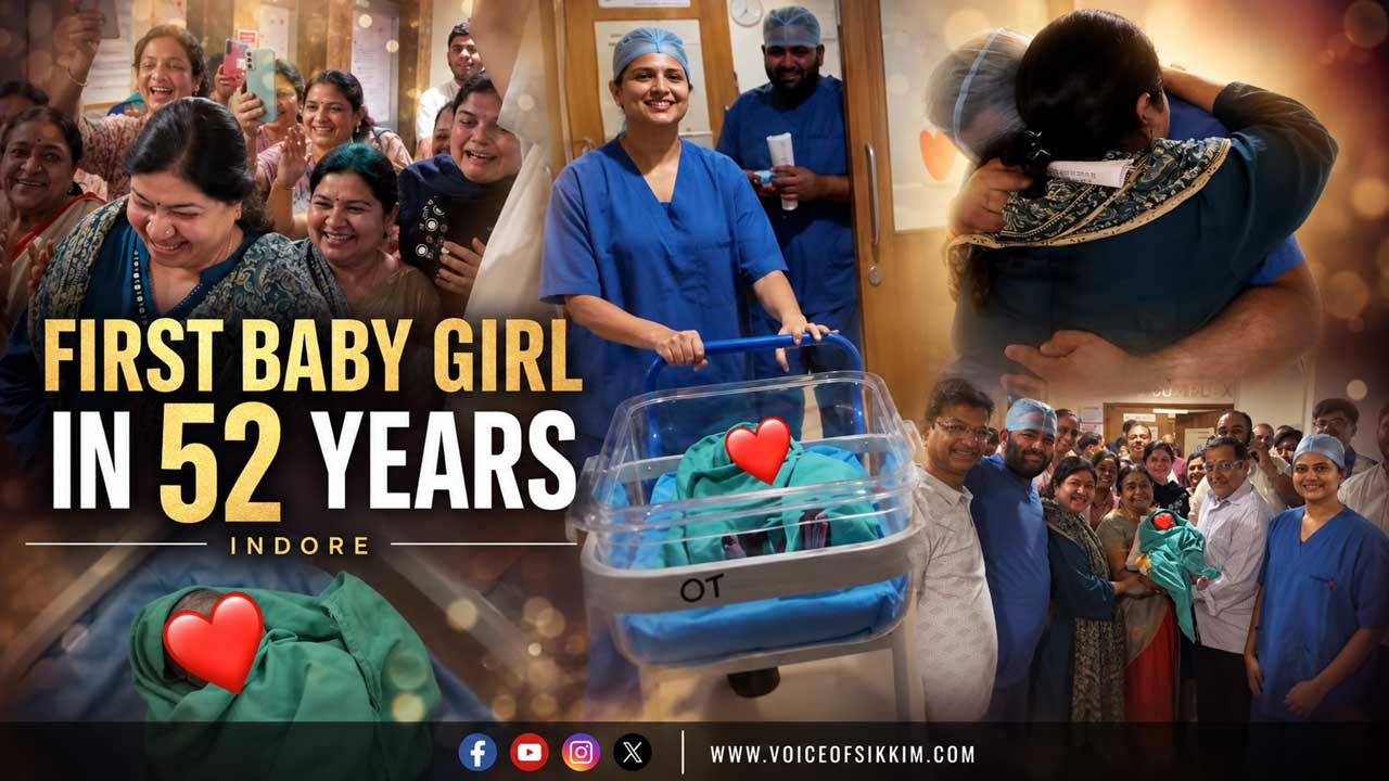 Indore family celebrates baby girl after 52 years outside operation theatre