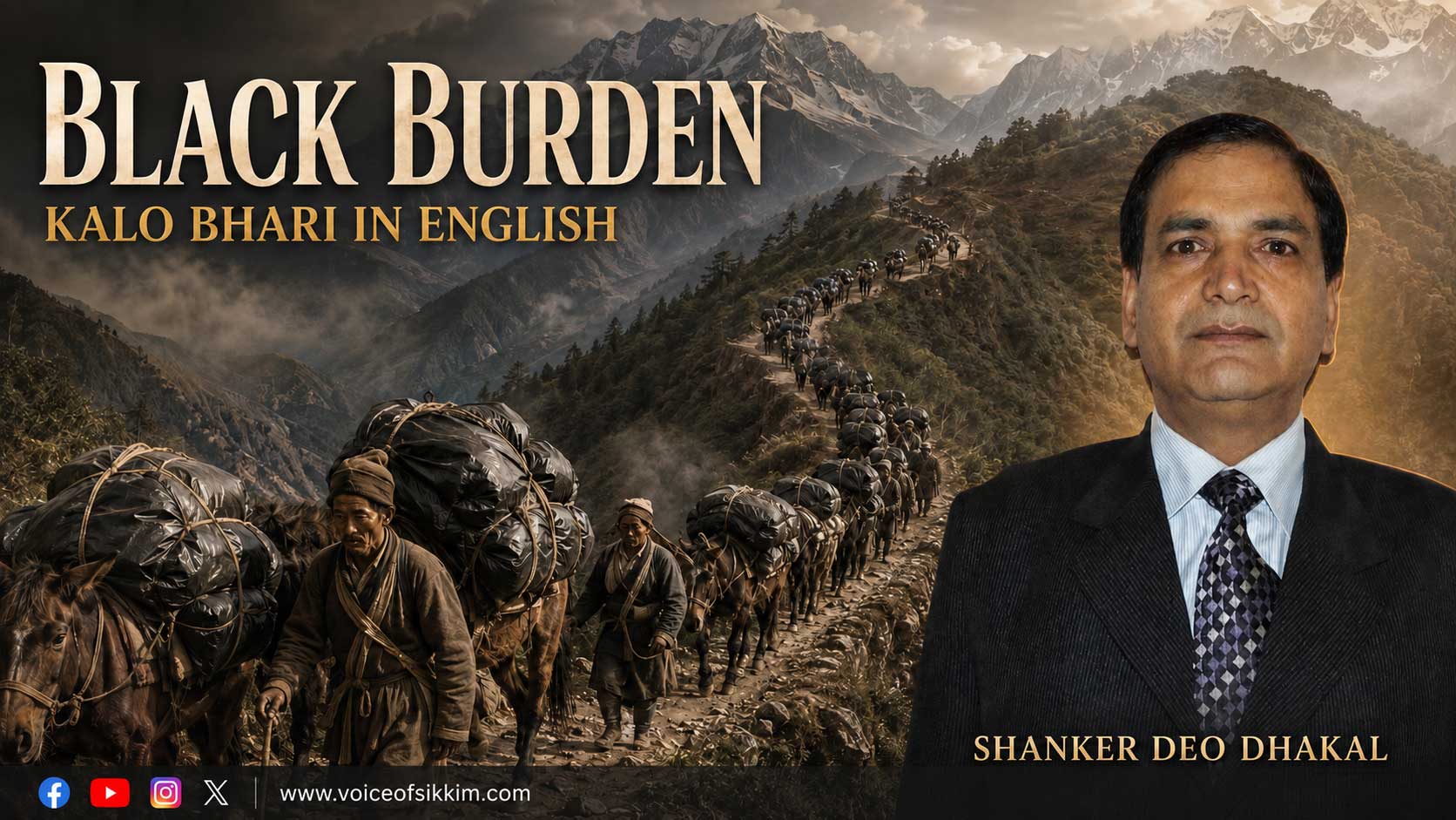 Kalo Bhari Black Burden launch event in Gangtok, Sikkim