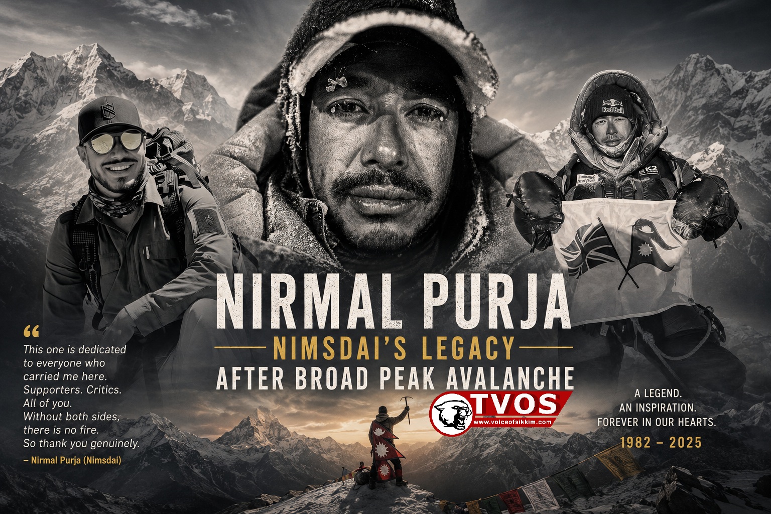 Nirmal Purja Nimsdai mountaineering legend