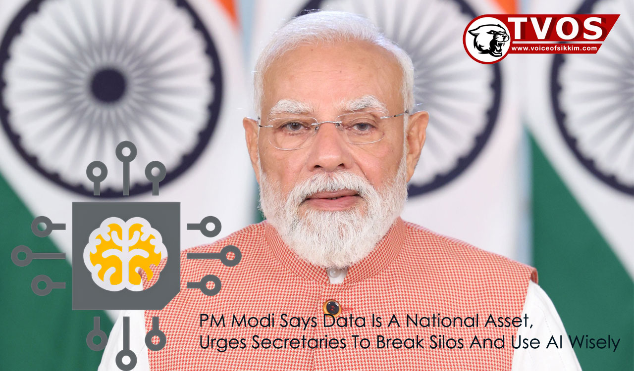 PM Narendra Modi meeting Secretaries, saying data is a national asset
