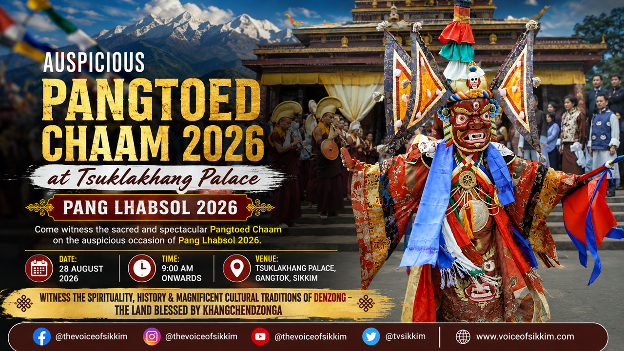 Pangtoed Chaam 2026 at Tsuklakhang Palace, Gangtok