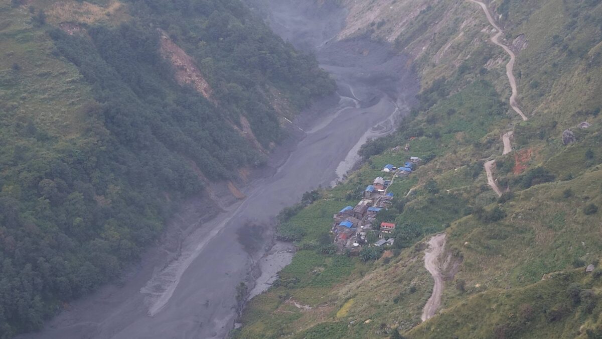 Budhi Gandaki Flash Flood Sweeps Away Houses in Nepal’s Gorkha