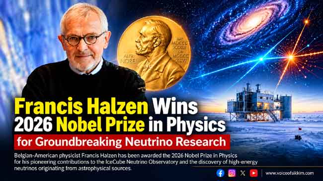 Francis Halzen Wins 2026 Nobel Prize in Physics for Groundbreaking Neutrino Research