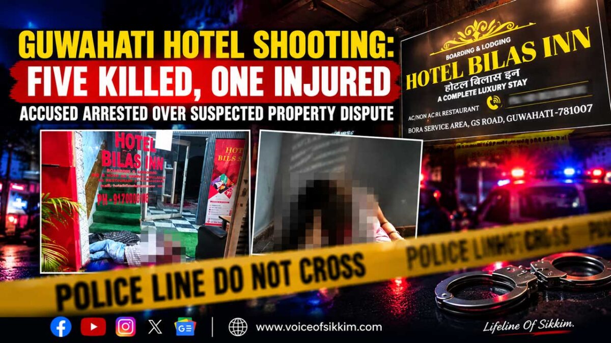 Guwahati hotel shooting at Hotel Bilas Inn in Ulubari leaves five dead following an alleged lease dispute