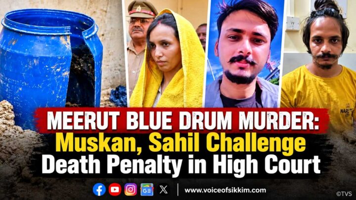 Meerut Blue Drum Murder convicts Muskan Rastogi and Sahil Shukla challenge death sentences in Allahabad High Court.