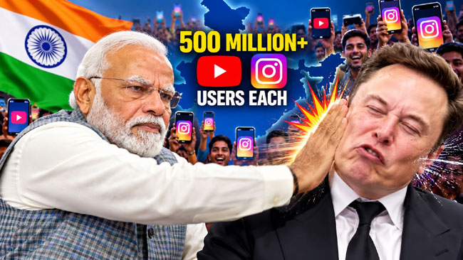 India Has Over 500 Million YouTube and Instagram Users, Digital Connectivity Unlocking New Opportunities: PM Modi