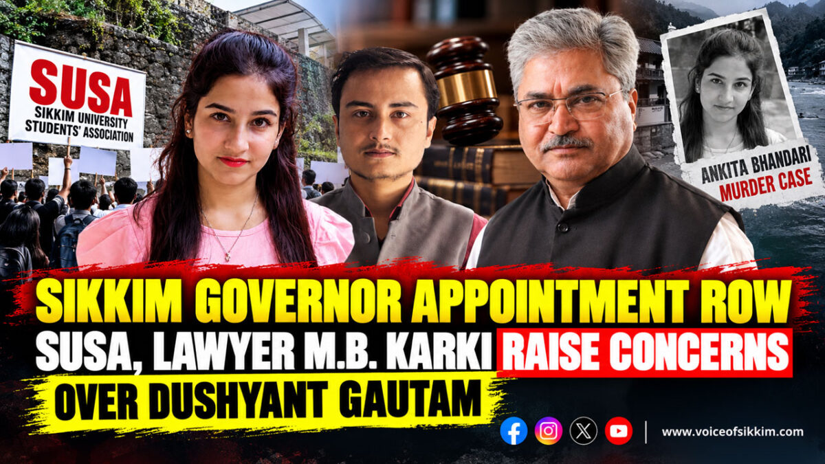 Sikkim Governor Appointment Controversy Involving SUSA and M.B. Karki