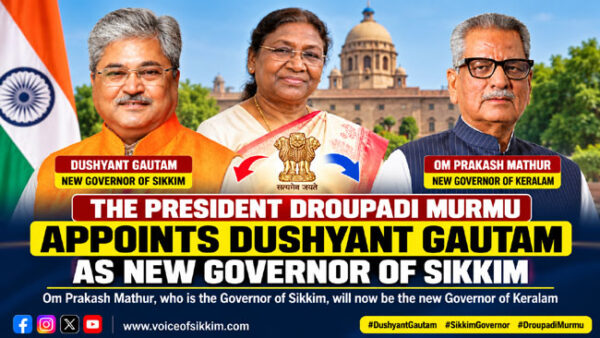 Dushyant Gautam Appointed New Governor of Sikkim, Replaces Om Prakash Mathur Dushyant Gautam Appointed New Governor of Sikkim, Replaces Om Prakash Mathur