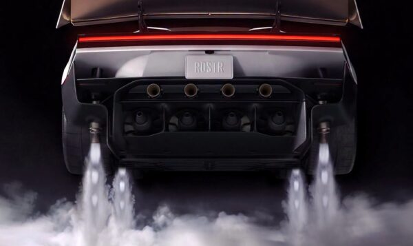 Tesla demonstrates its next-generation Roadster with compressed-air thrusters at a SpaceX facility in Texas. Tesla demonstrates its next-generation Roadster with compressed-air thrusters at a SpaceX facility in Texas.